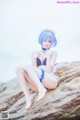 Coser @ 桜 桃 喵 Vol.036: 蕾姆 水 着 (48 photos) P18 No.fb0bee