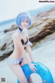 Coser @ 桜 桃 喵 Vol.036: 蕾姆 水 着 (48 photos) P6 No.eb79f4