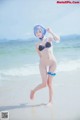 Coser @ 桜 桃 喵 Vol.036: 蕾姆 水 着 (48 photos) P9 No.ad4e53