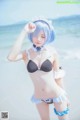 Coser @ 桜 桃 喵 Vol.036: 蕾姆 水 着 (48 photos) P24 No.b0312a