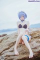 Coser @ 桜 桃 喵 Vol.036: 蕾姆 水 着 (48 photos) P5 No.60568c