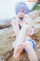 Coser @ 桜 桃 喵 Vol.036: 蕾姆 水 着 (48 photos) P43 No.700138