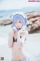 Coser @ 桜 桃 喵 Vol.036: 蕾姆 水 着 (48 photos) P14 No.72e227