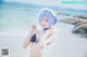 Coser @ 桜 桃 喵 Vol.036: 蕾姆 水 着 (48 photos) P13 No.d122e2